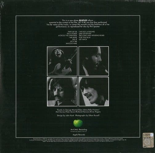 THE BEATLES Let It Be Vinyl Record LP Apple 2017